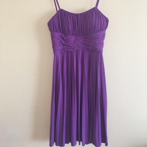 Max & Cleo Short Purple Dress - Picture 2 of 8